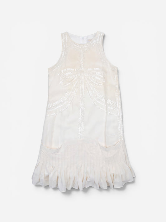 Roberto Cavalli 2000s Sequin Bow Midi Dress
