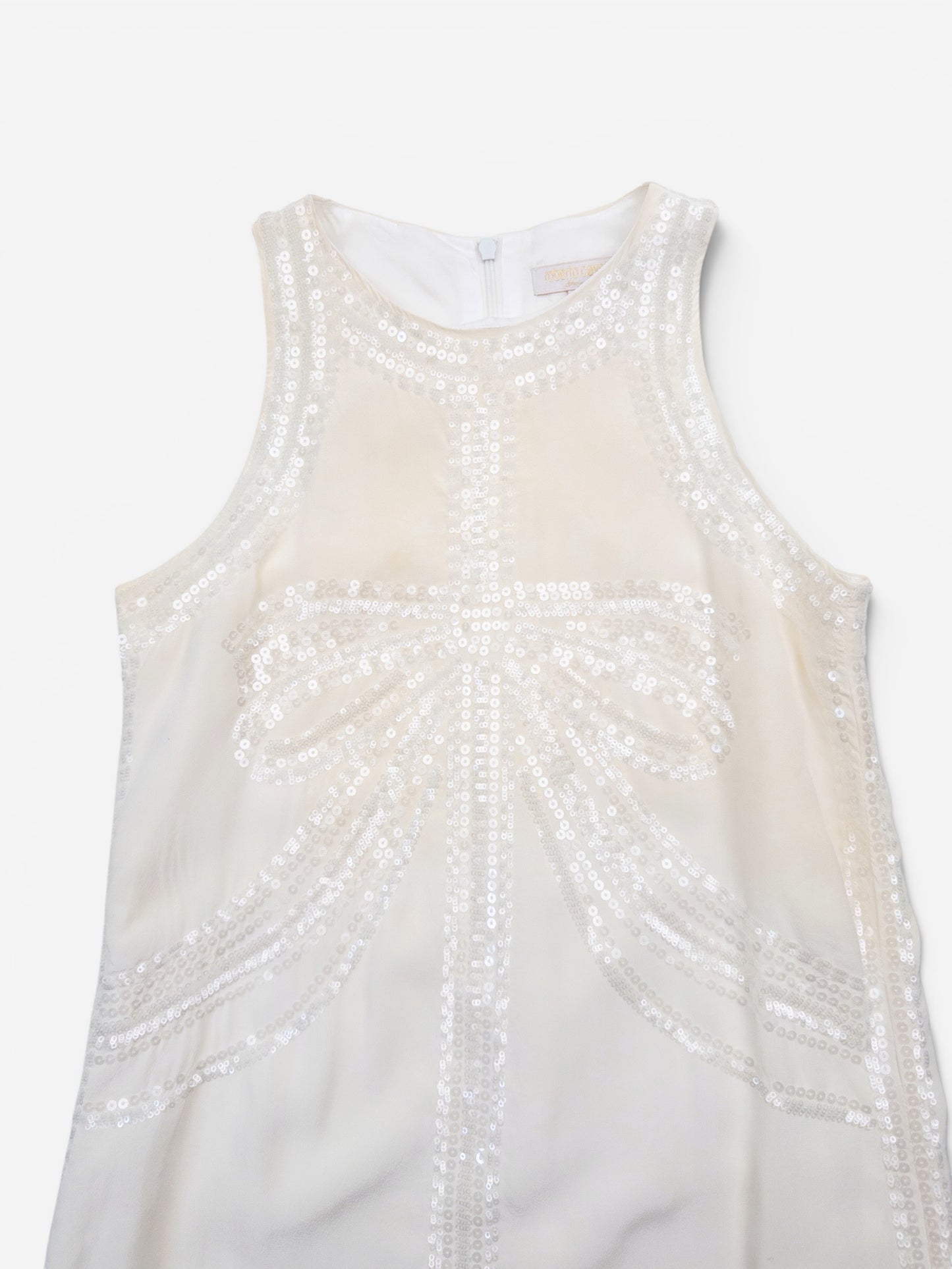 Roberto Cavalli 2000s Sequin Bow Midi Dress