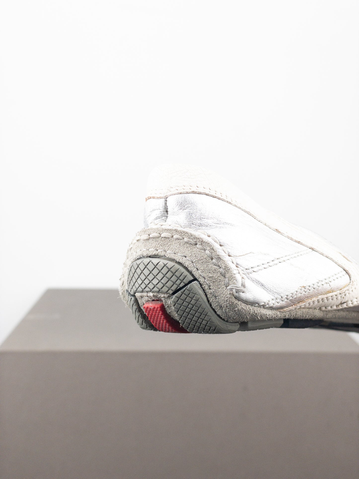 Prada 2000s Linea Rossa Racing Sports Mary-Jane Ballet Flats