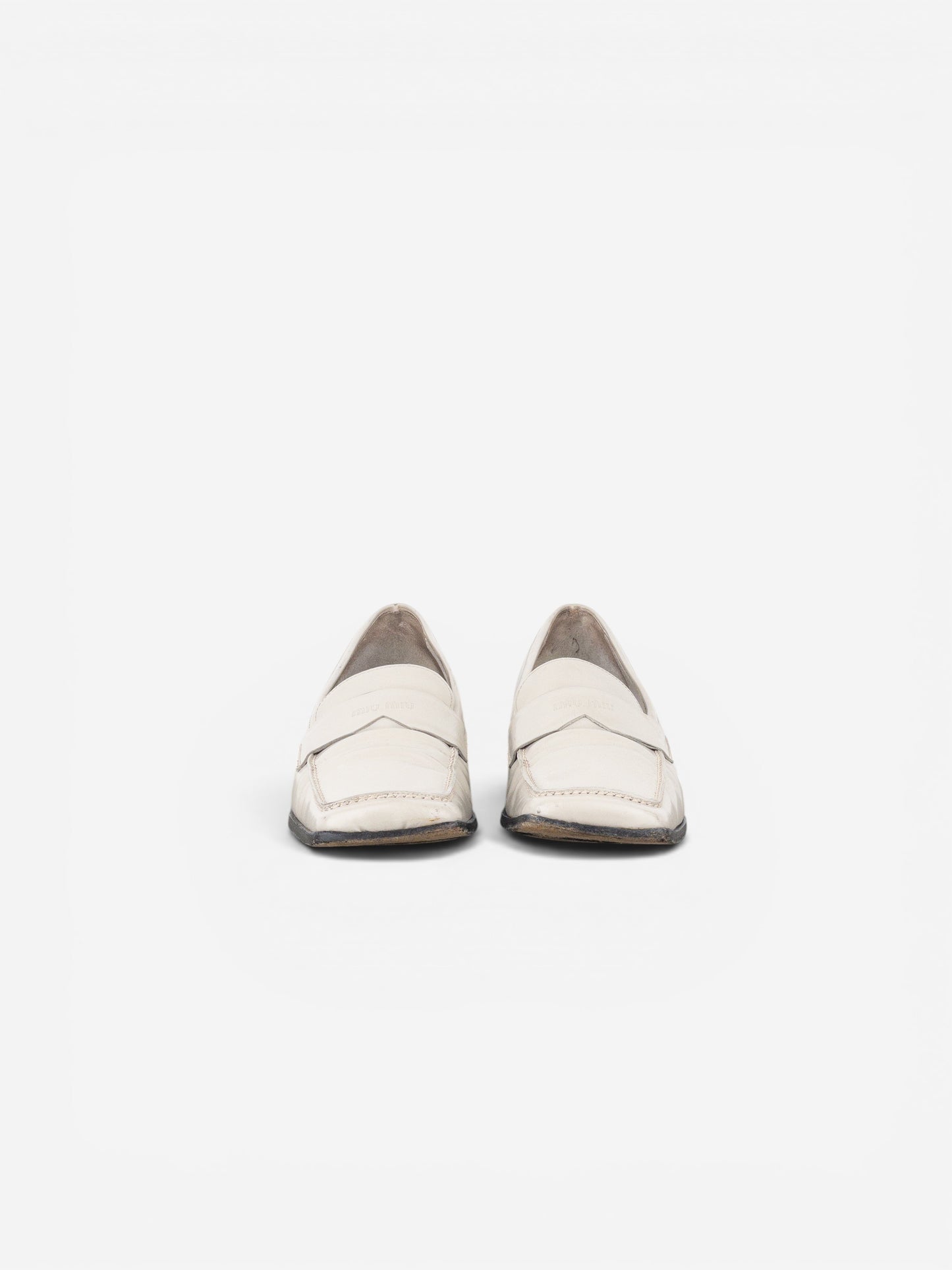 Miu Miu 2000s Square-Toe Penny Loafers – photo 5