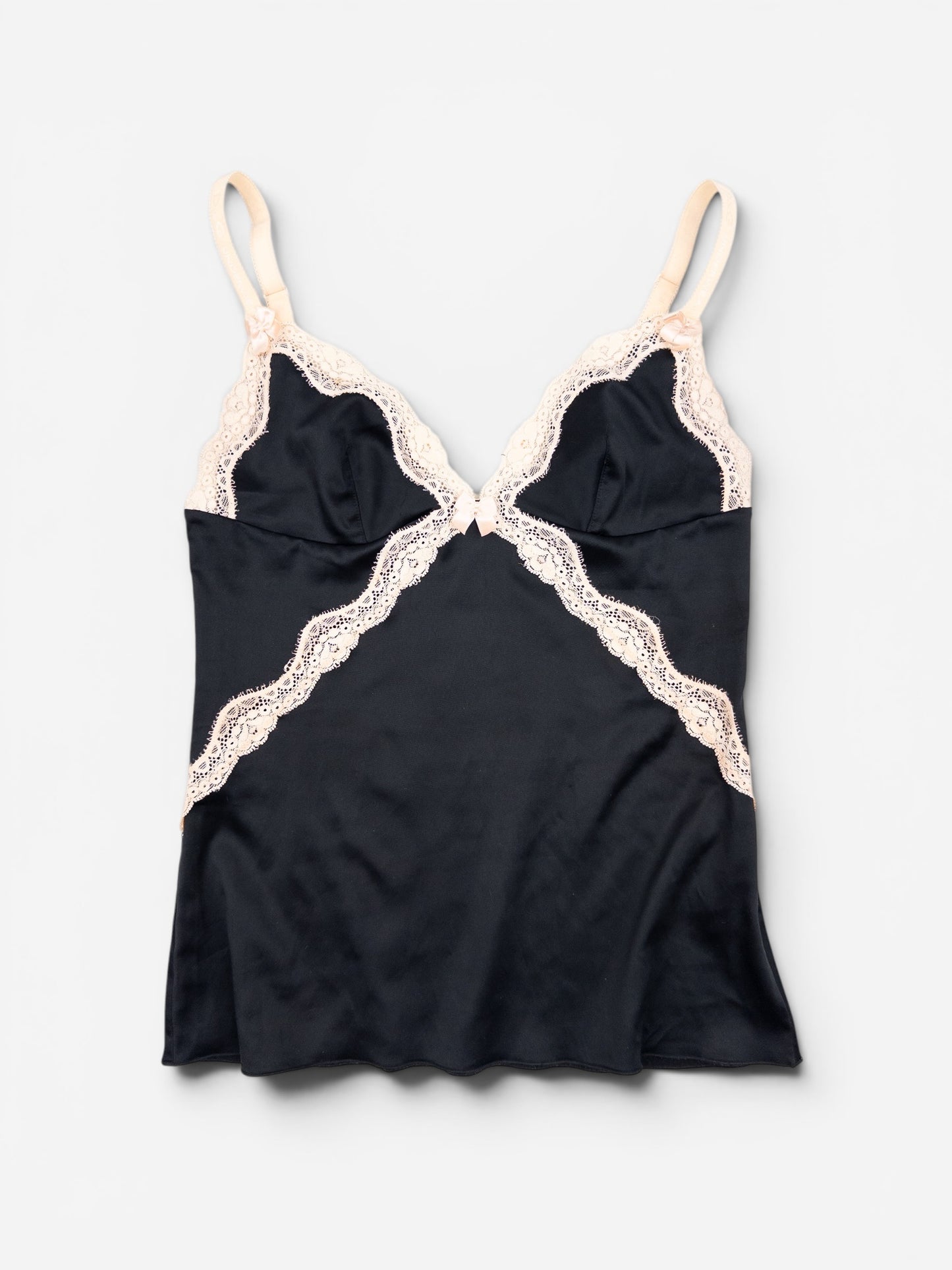 Dolce & Gabbana 2000s Bow Lace Camisole Top