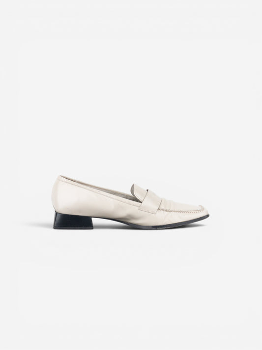 Miu Miu 2000s Square-Toe Penny Loafers – photo 4