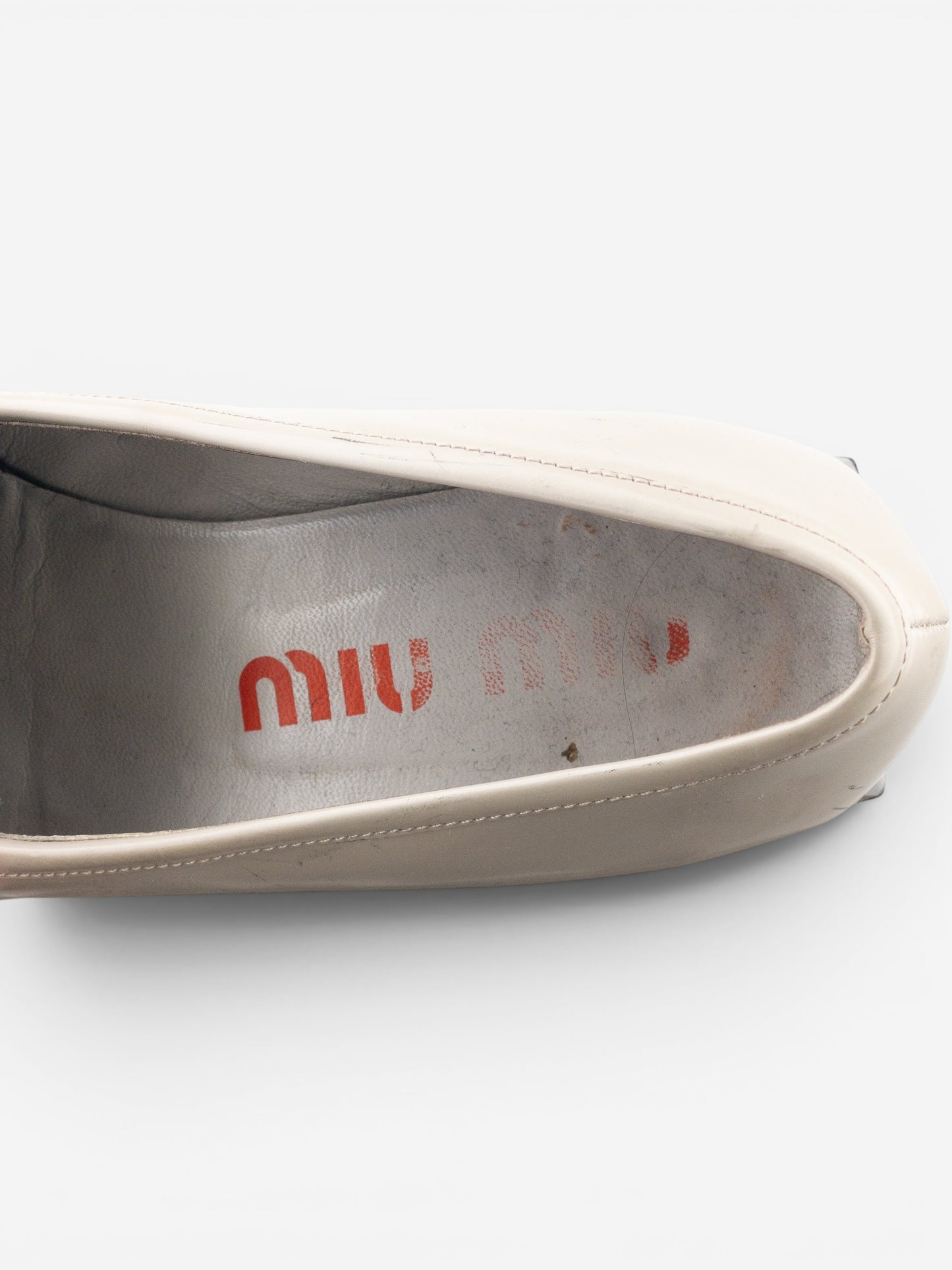 Miu Miu 2000s Square-Toe Penny Loafers – photo 10