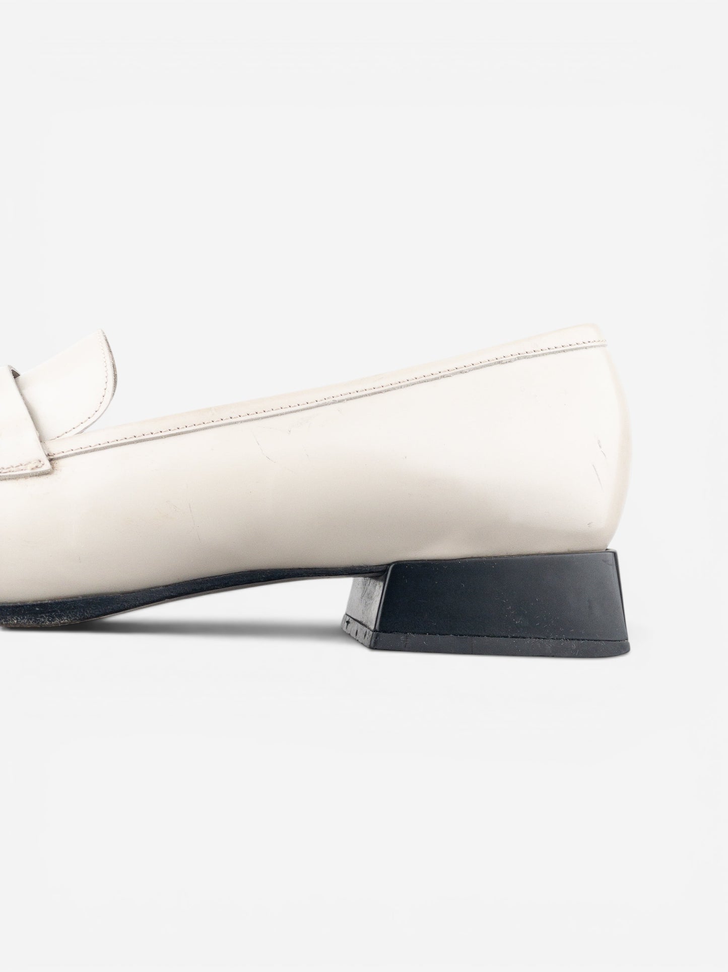 Miu Miu 2000s Square-Toe Penny Loafers – photo 8