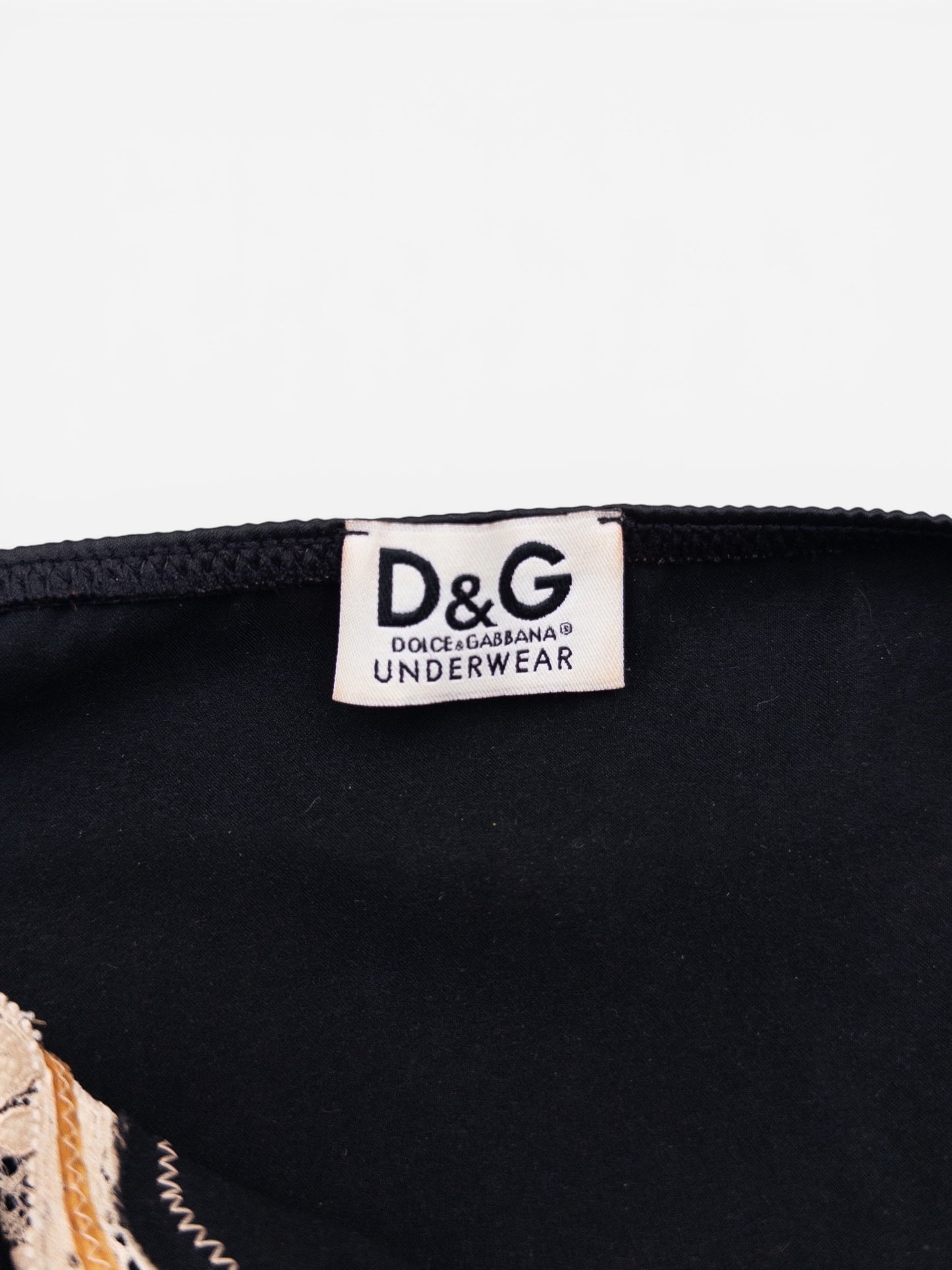 Dolce & Gabbana 2000s Bow Lace Camisole Top