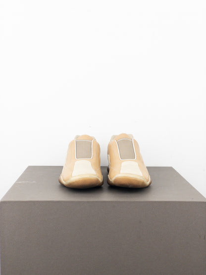 Prada AW99 Square Toe Biker Moto Sports Low-Top Sneakers