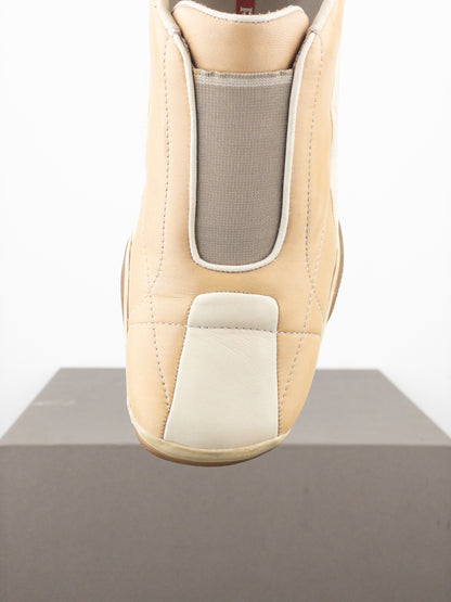 Prada AW99 Square Toe Biker Moto Sports Low-Top Sneakers