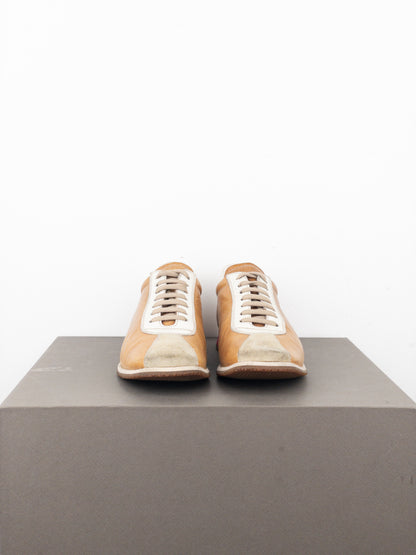 Miu Miu 2000s Square-Toe Low-Top Sports Sneakers