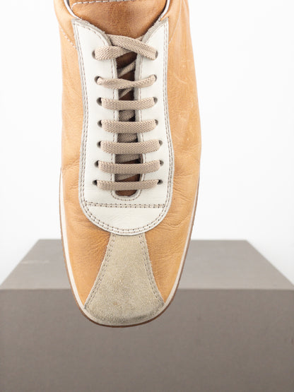 Miu Miu 2000s Square-Toe Low-Top Sports Sneakers