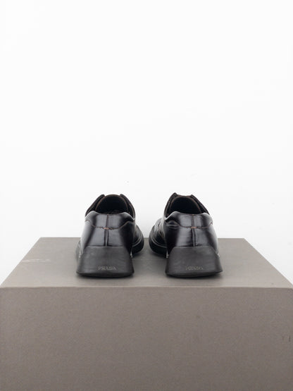Prada AW99 Square Toe Creeper Derby Shoes