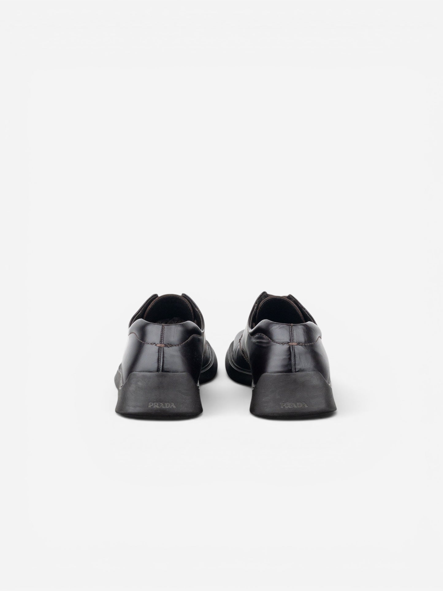 Prada AW99 Square Toe Creeper Derby Shoes – photo 6