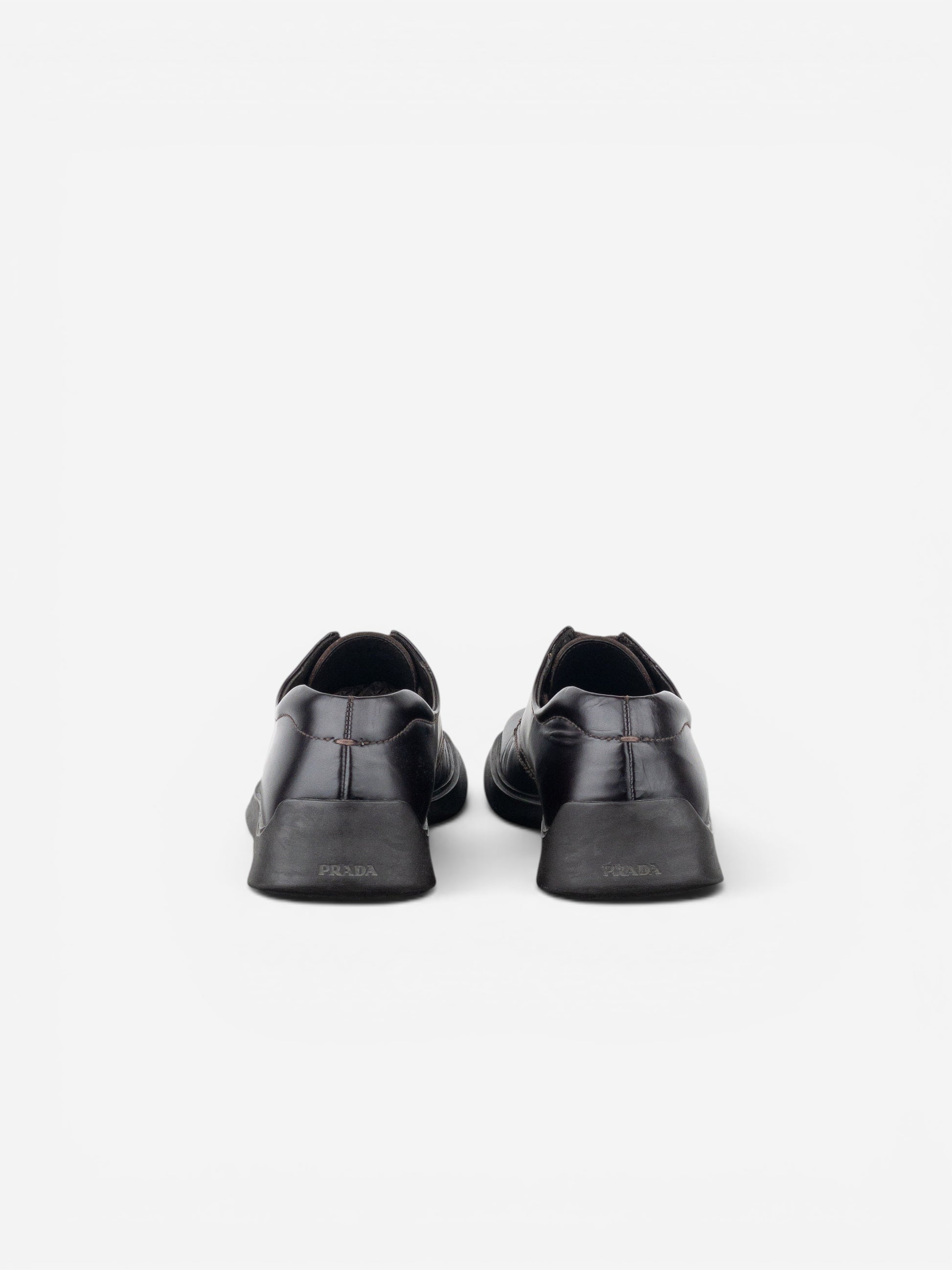 Prada AW99 Square Toe Creeper Derby Shoes – photo 6