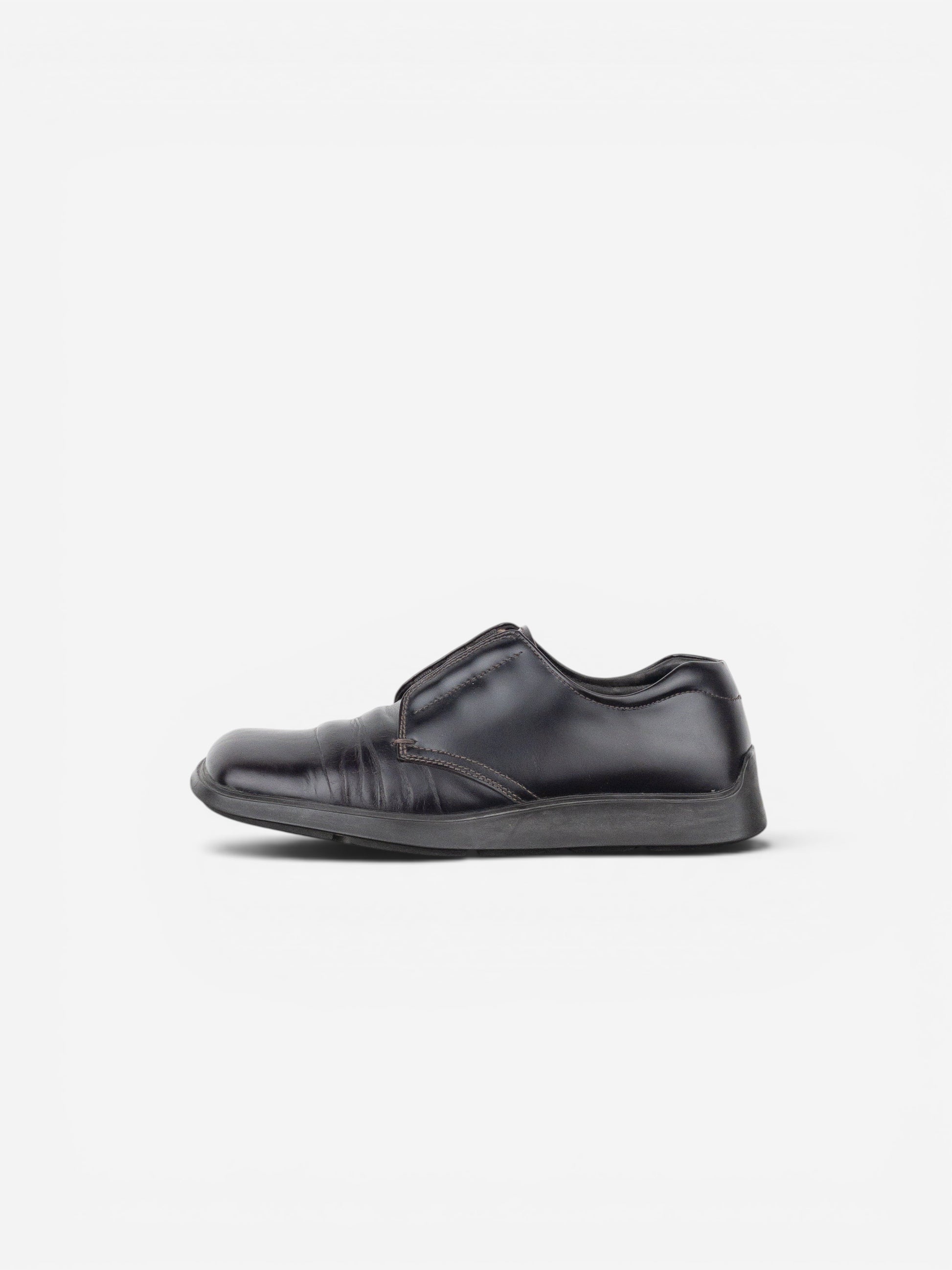Prada AW99 Square Toe Creeper Derby Shoes – photo 3