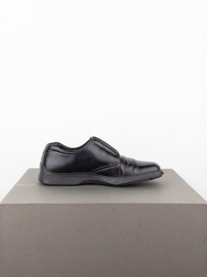 Prada AW99 Square Toe Creeper Derby Shoes