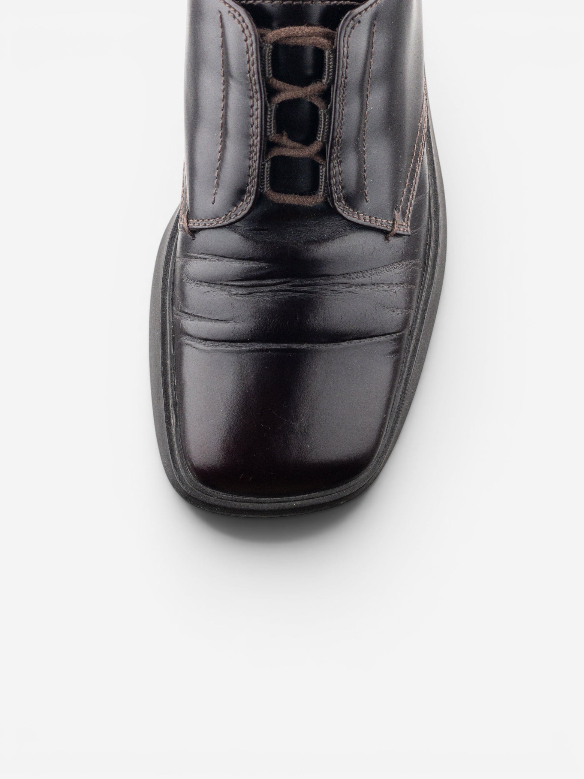 Prada AW99 Square Toe Creeper Derby Shoes – photo 7
