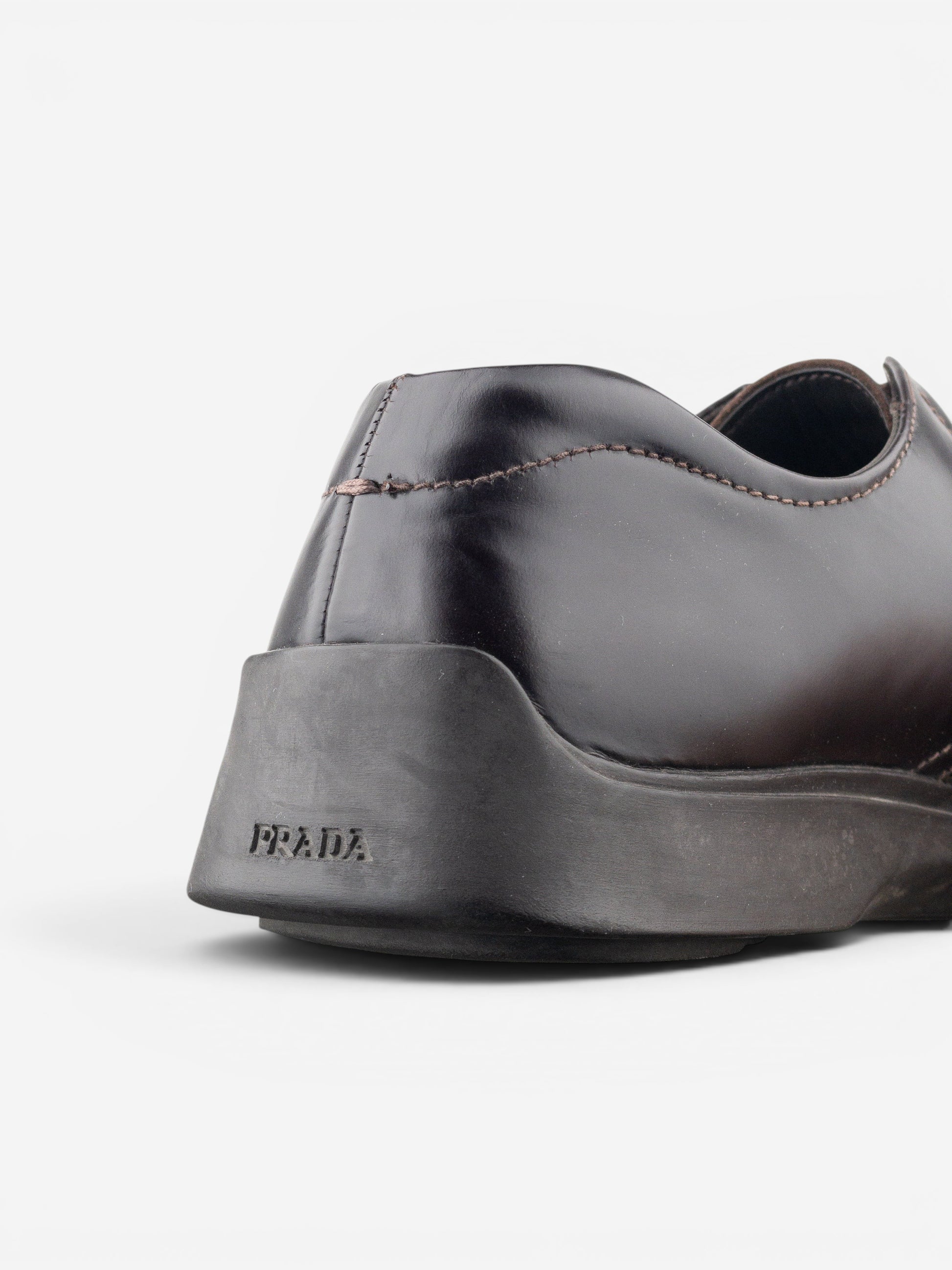 Prada AW99 Square Toe Creeper Derby Shoes – photo 9