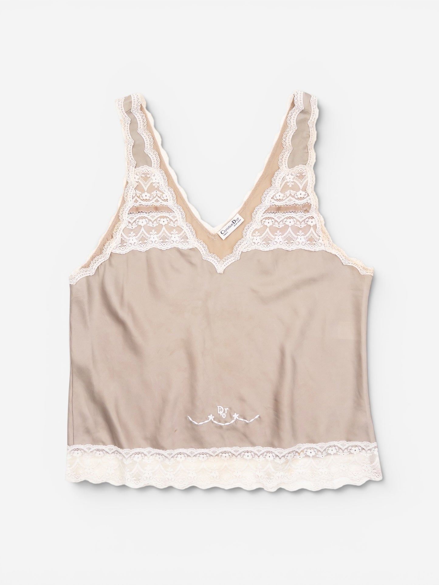 Dior by Gianfranco Ferre 1990s Lace Camisole Tank Top