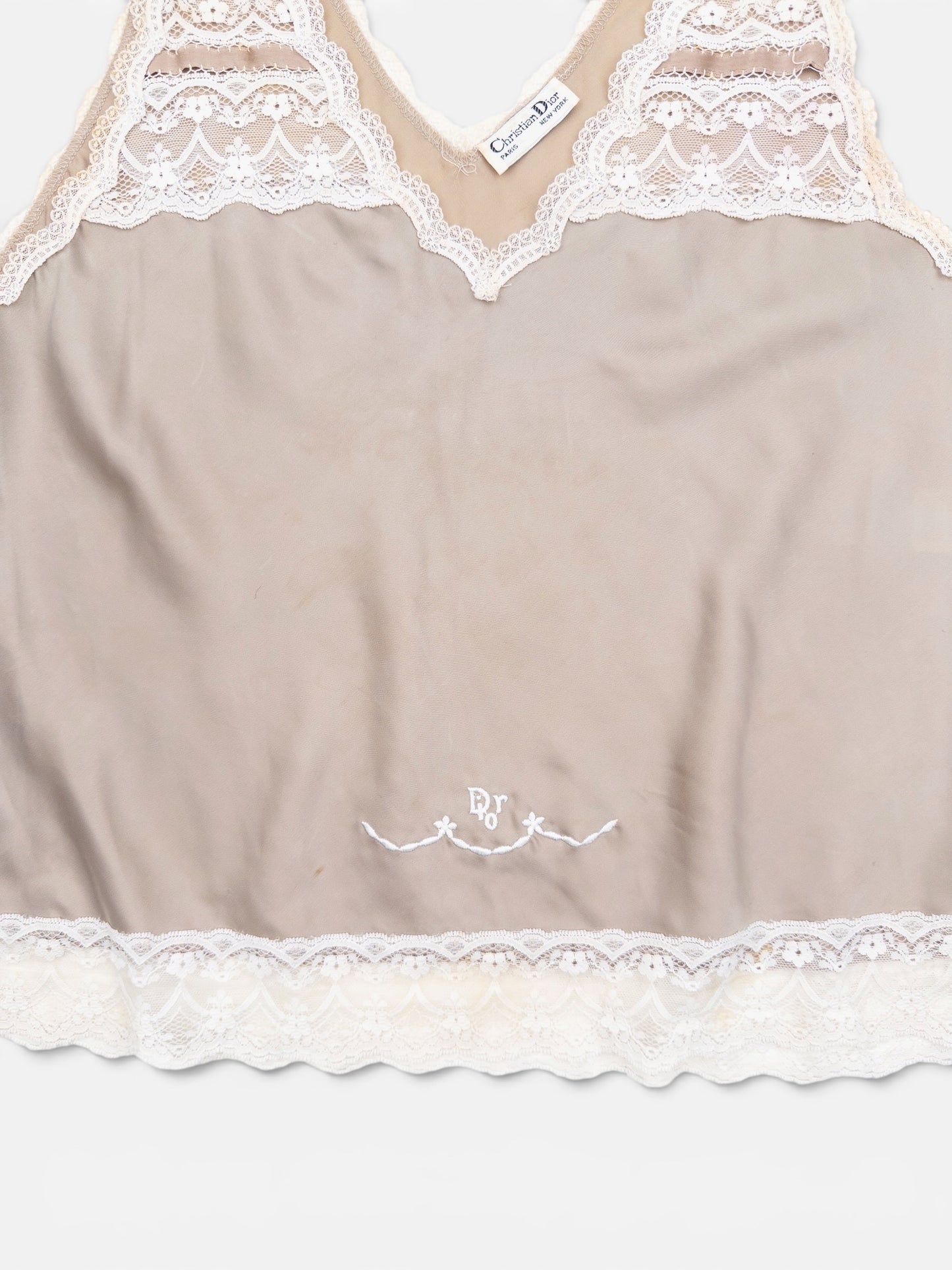 Dior by Gianfranco Ferre 1990s Lace Camisole Tank Top