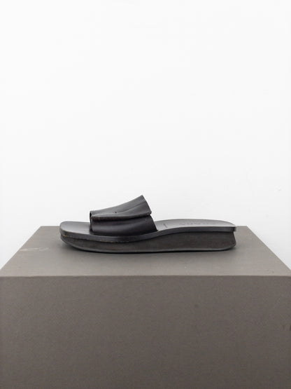 Prada SS99 ‘Sailor’ Square Toe Velcro Platform Slides