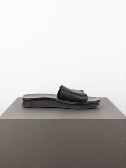 Prada SS99 ‘Sailor’ Square Toe Velcro Platform Slides