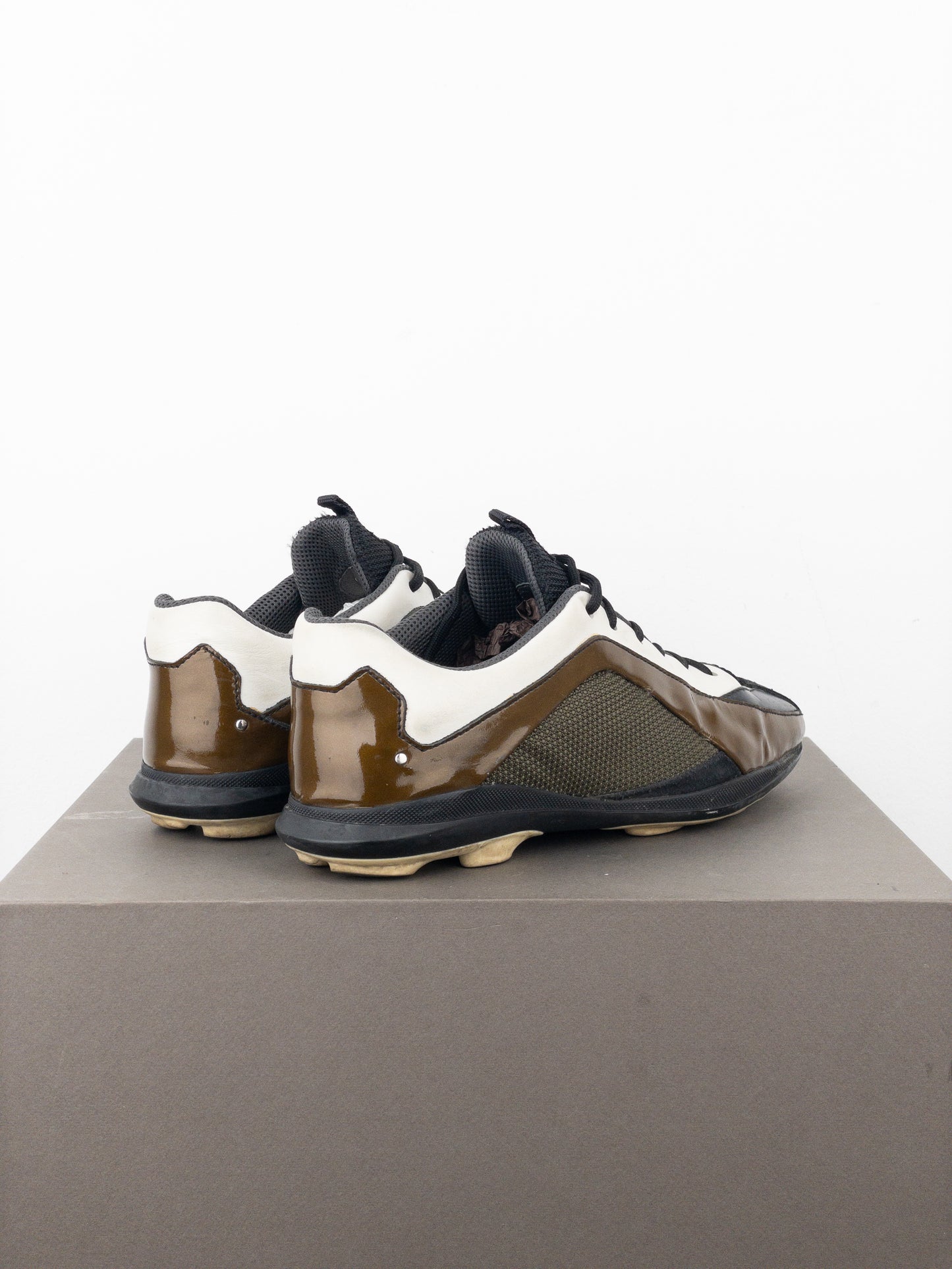 Miu Miu AW04 Sample Hybrid Sports Spike-Sole Cleat Sneakers