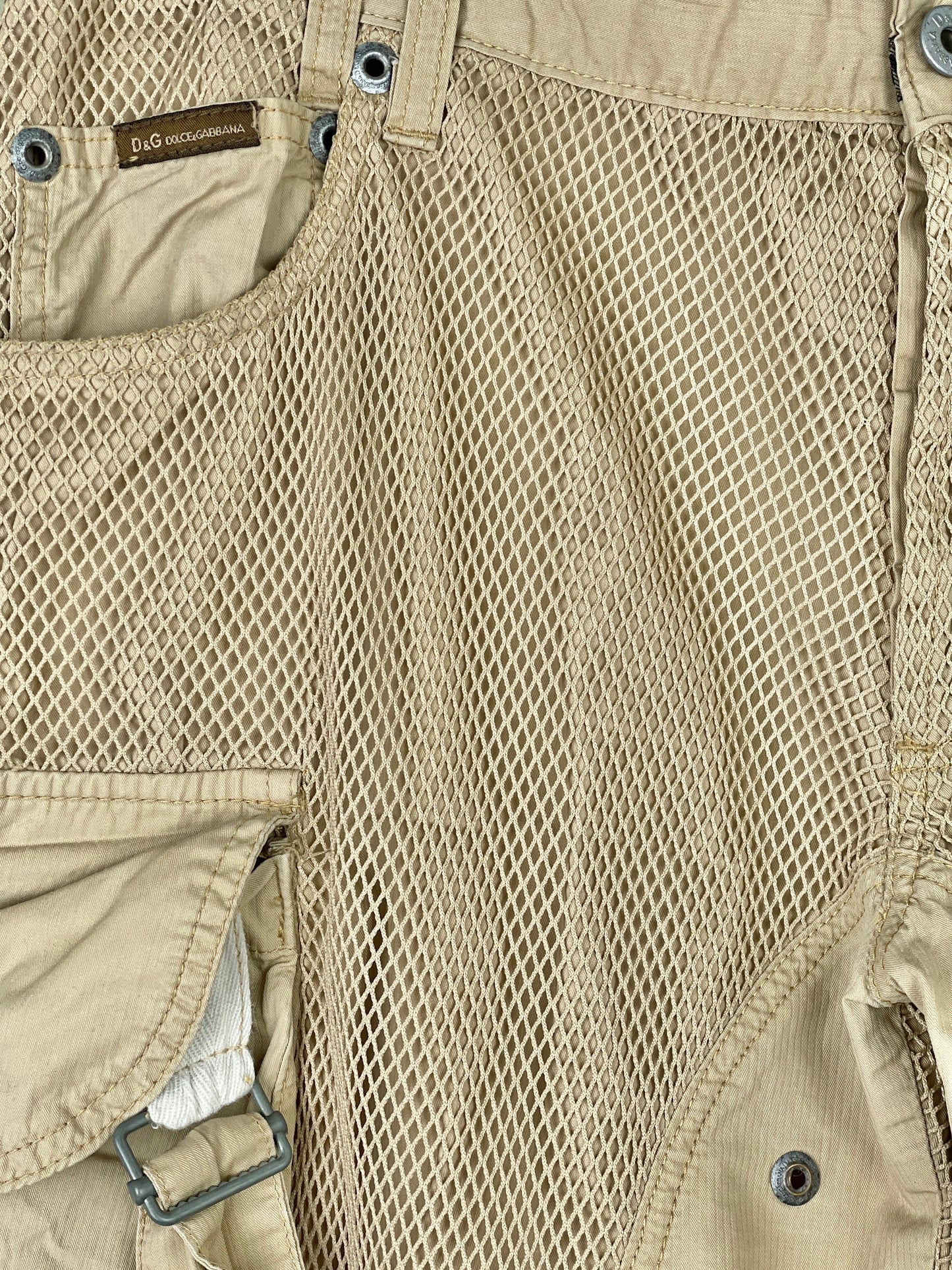 Dolce & Gabbana SS03 Net Cargo Pants