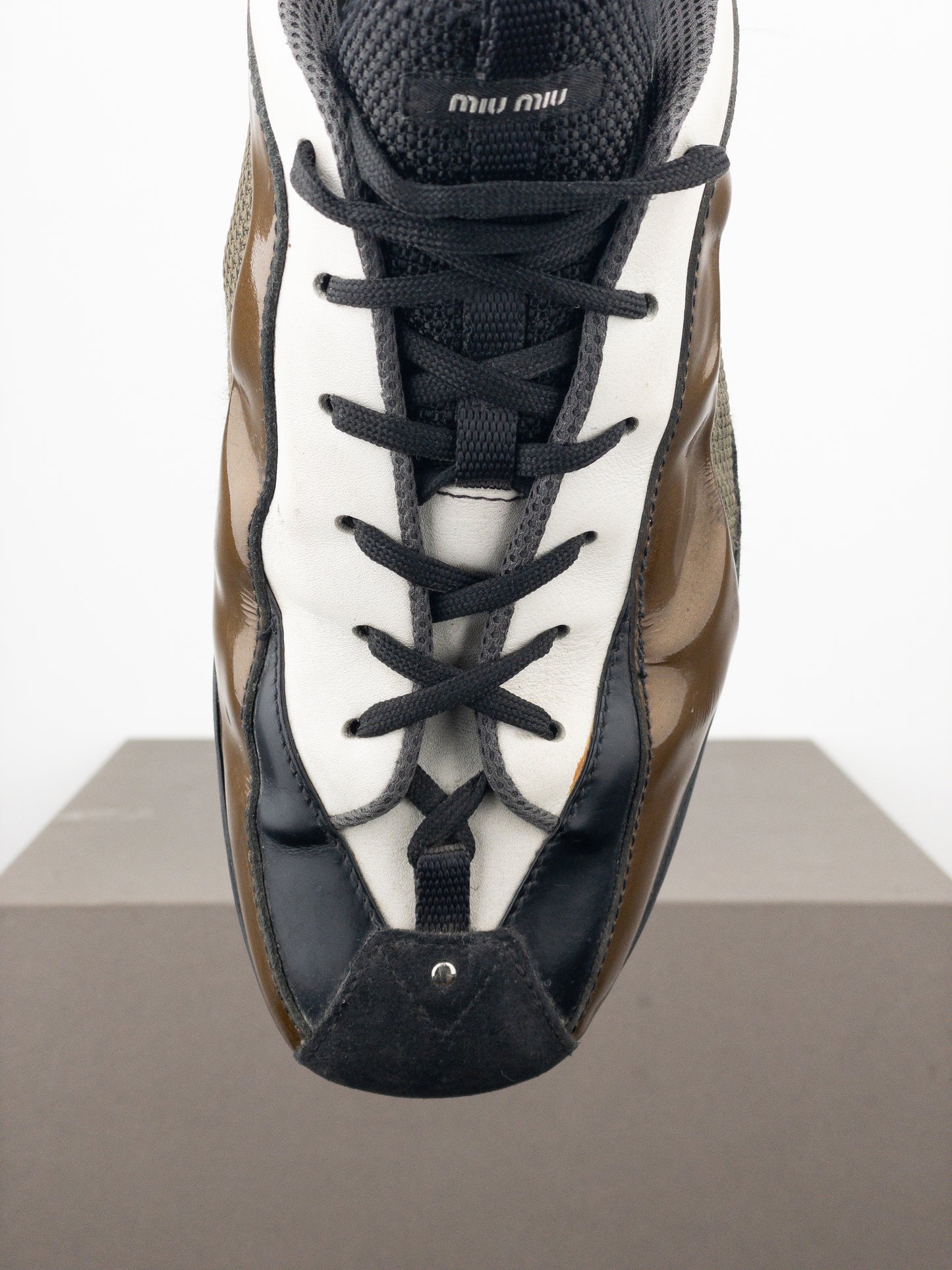 Miu Miu AW04 Sample Hybrid Sports Spike-Sole Cleat Sneakers