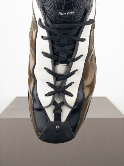 Miu Miu AW04 Sample Hybrid Sports Spike-Sole Cleat Sneakers