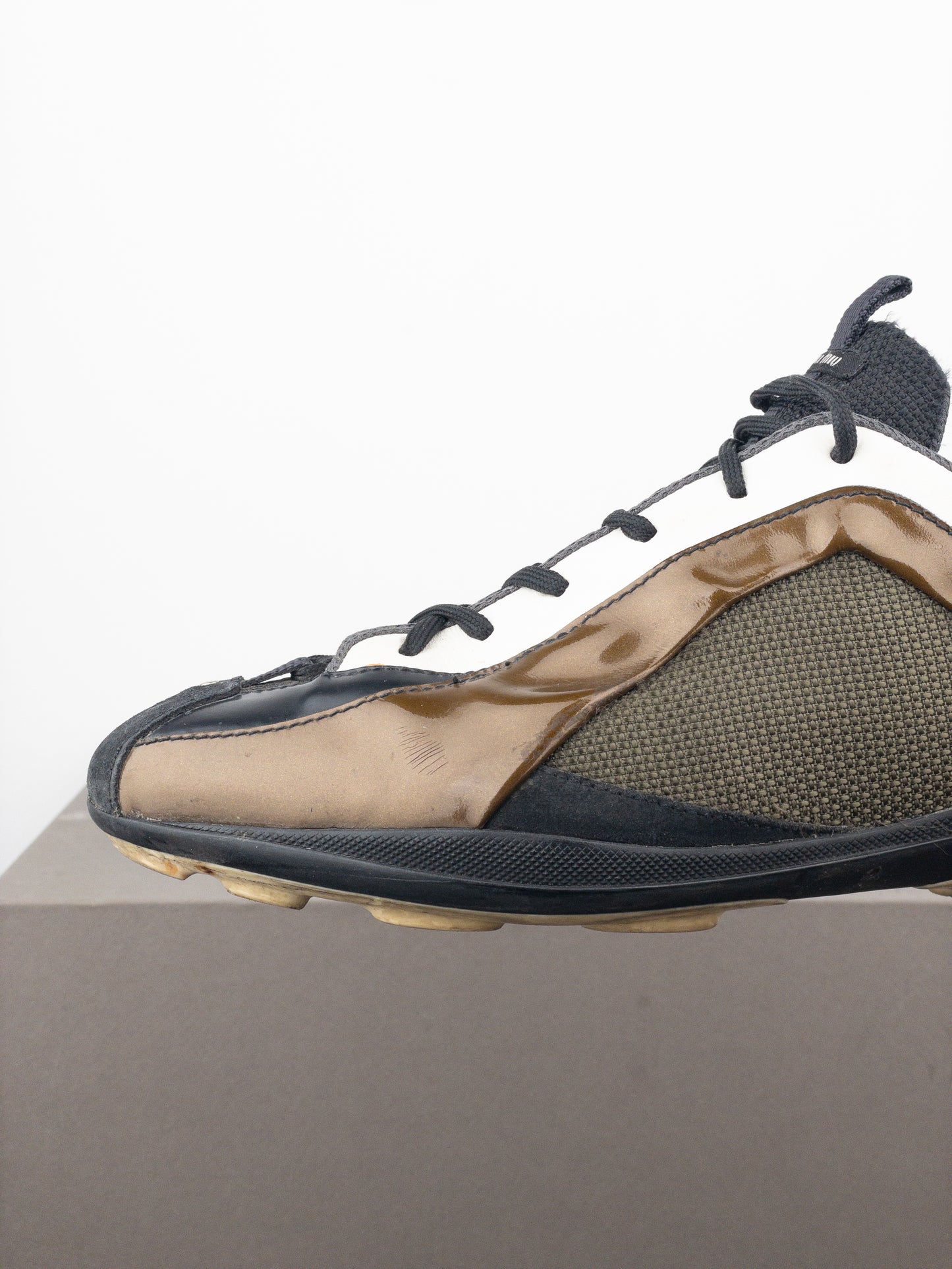 Miu Miu AW04 Sample Hybrid Sports Spike-Sole Cleat Sneakers