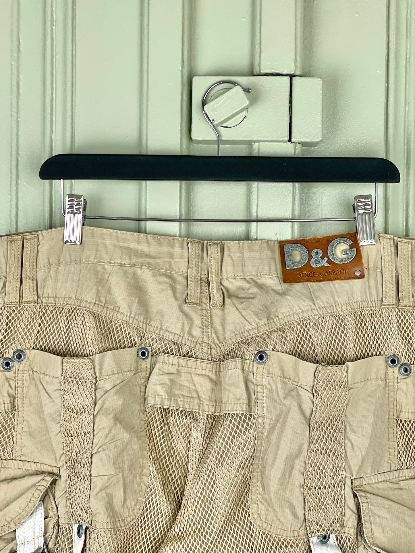 Dolce & Gabbana SS03 Net Cargo Pants