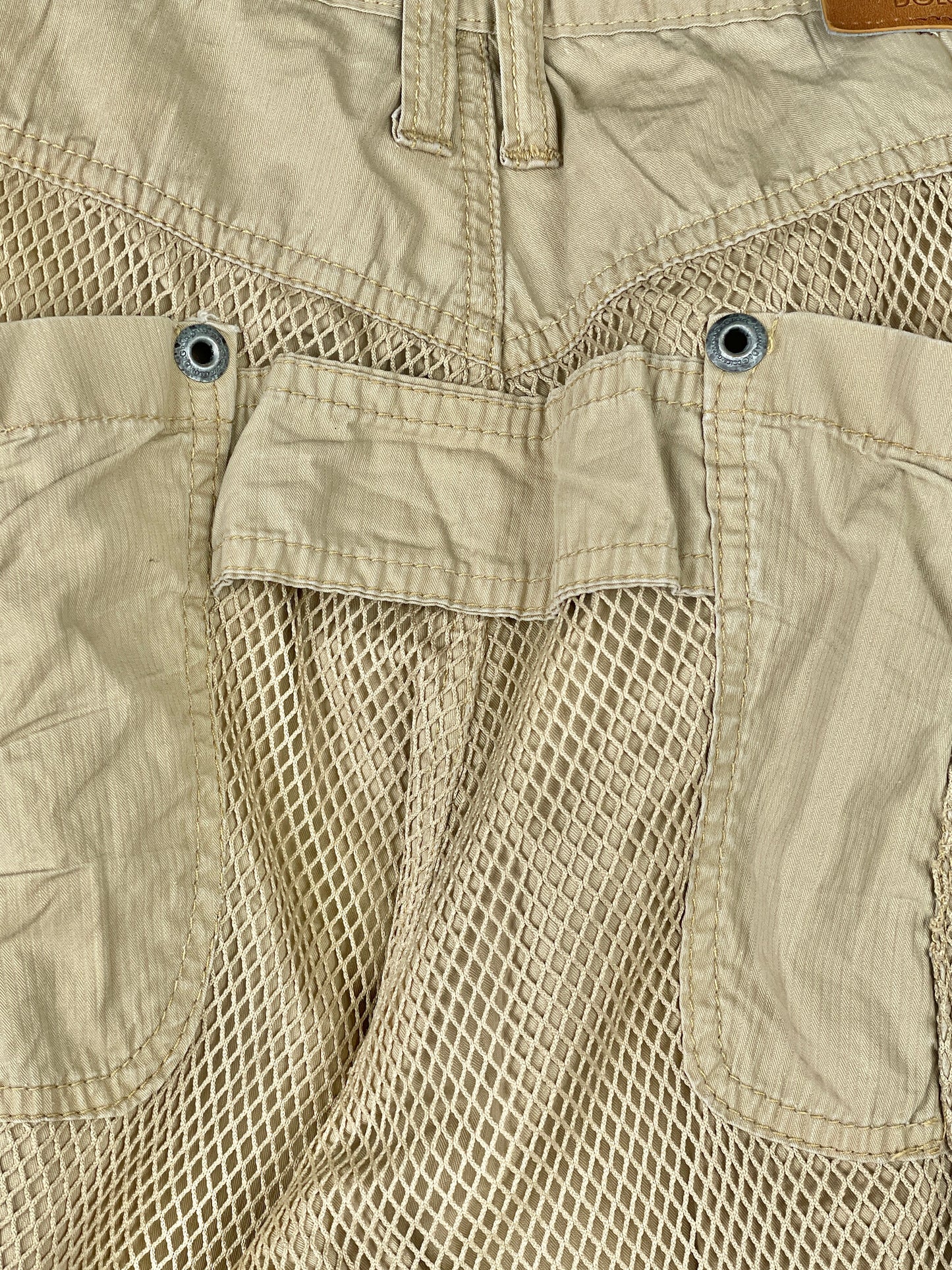 Dolce & Gabbana SS03 Net Cargo Pants