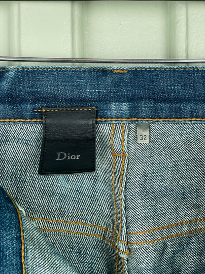 Dior Homme Washed Raw Denim Jeans