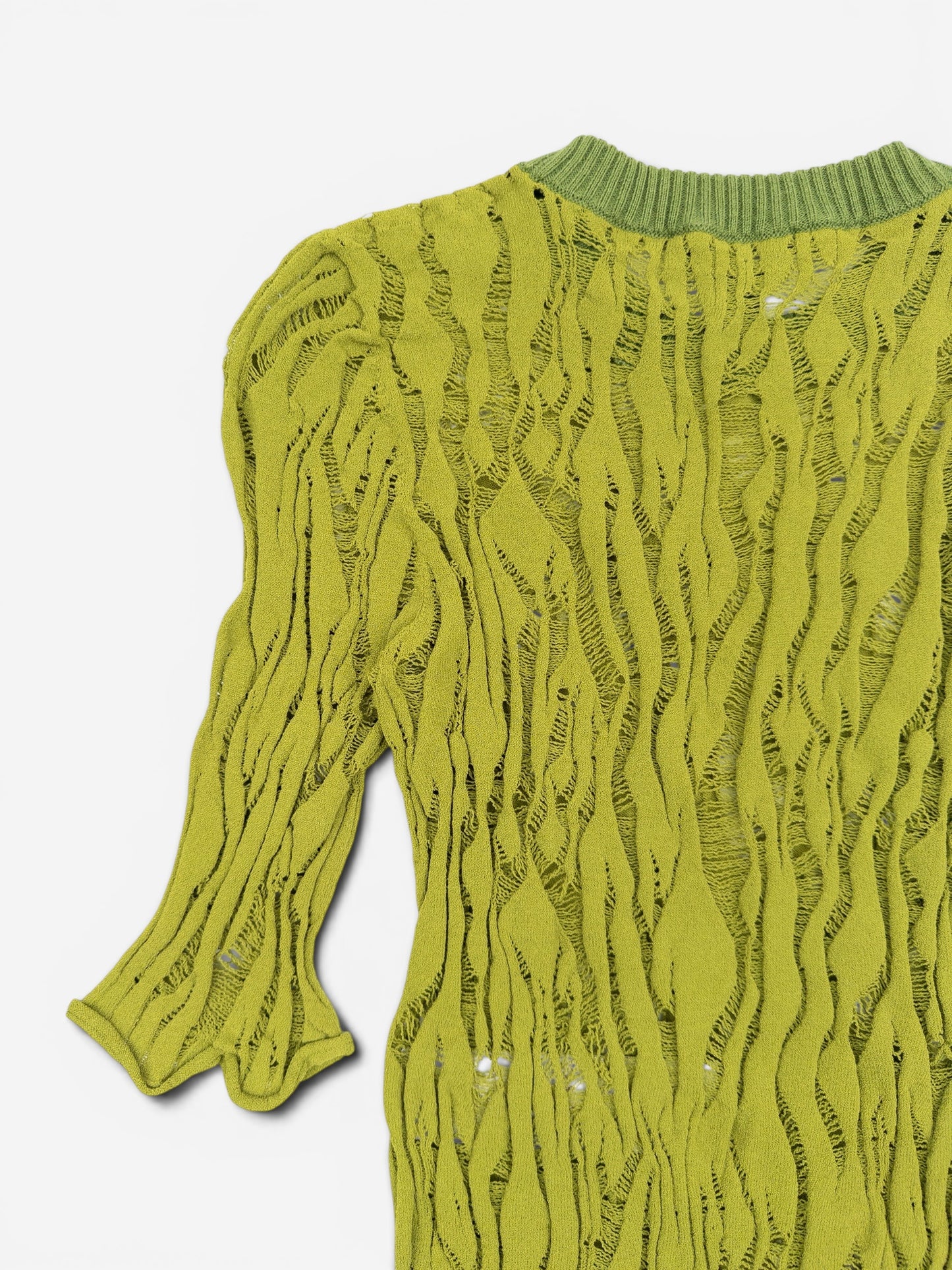 Louis Vuitton by Marc Jacobs 2010s Distressed Intarsia Knit Top