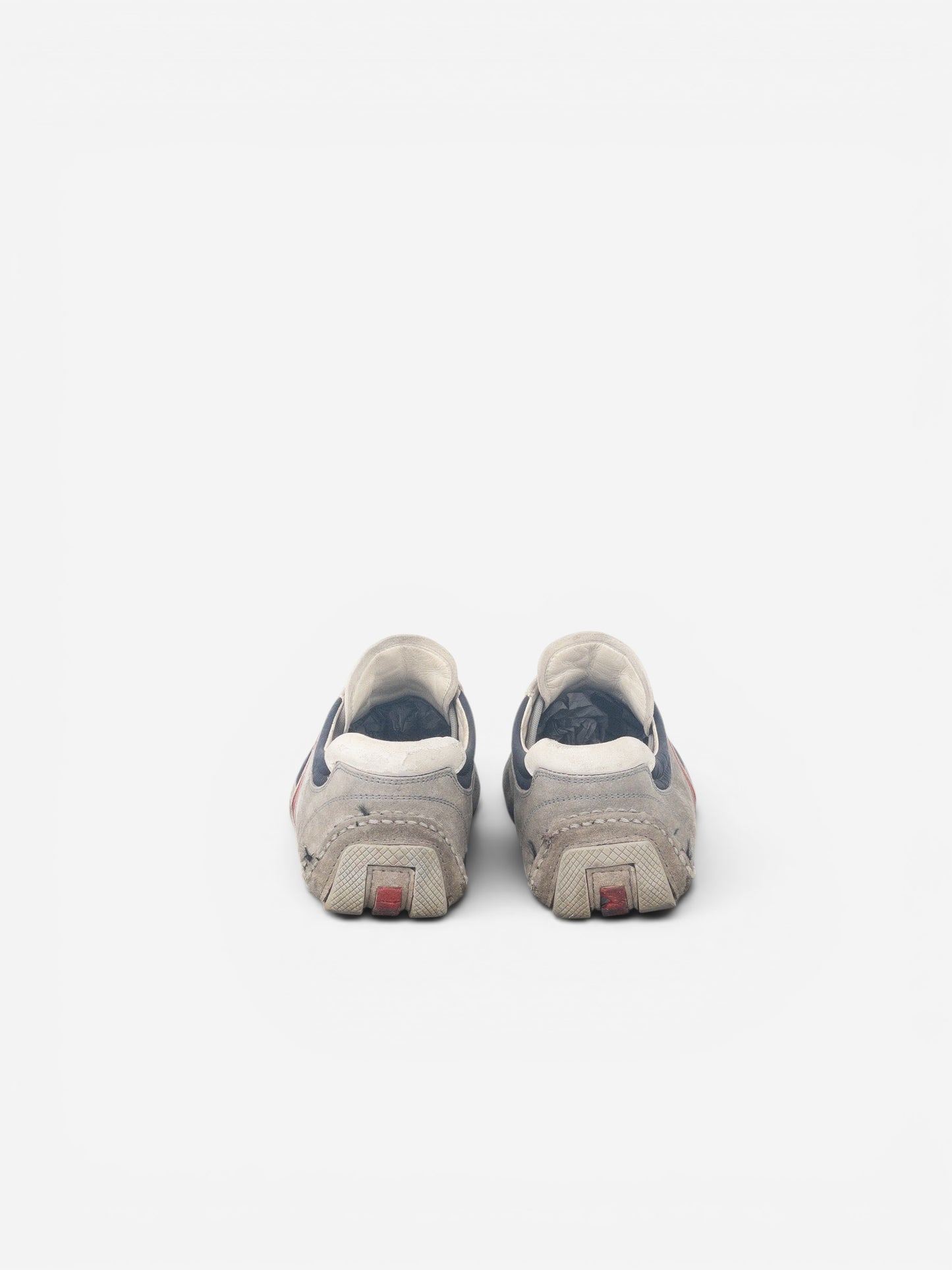 Prada 2000s Monte Carlo Driving Sneakers (5, white, navy, grey, red) – photo 6