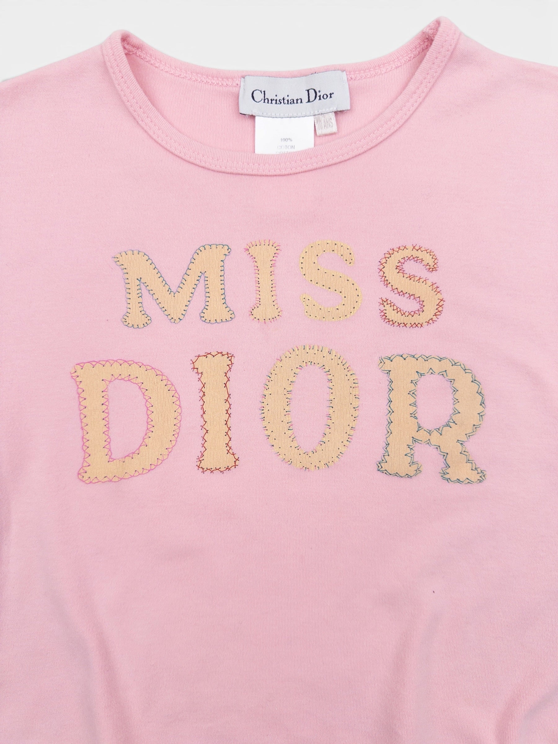 Dior by Galliano 2000s 'Miss Dior' Print Baby T-Shirt – photo 3