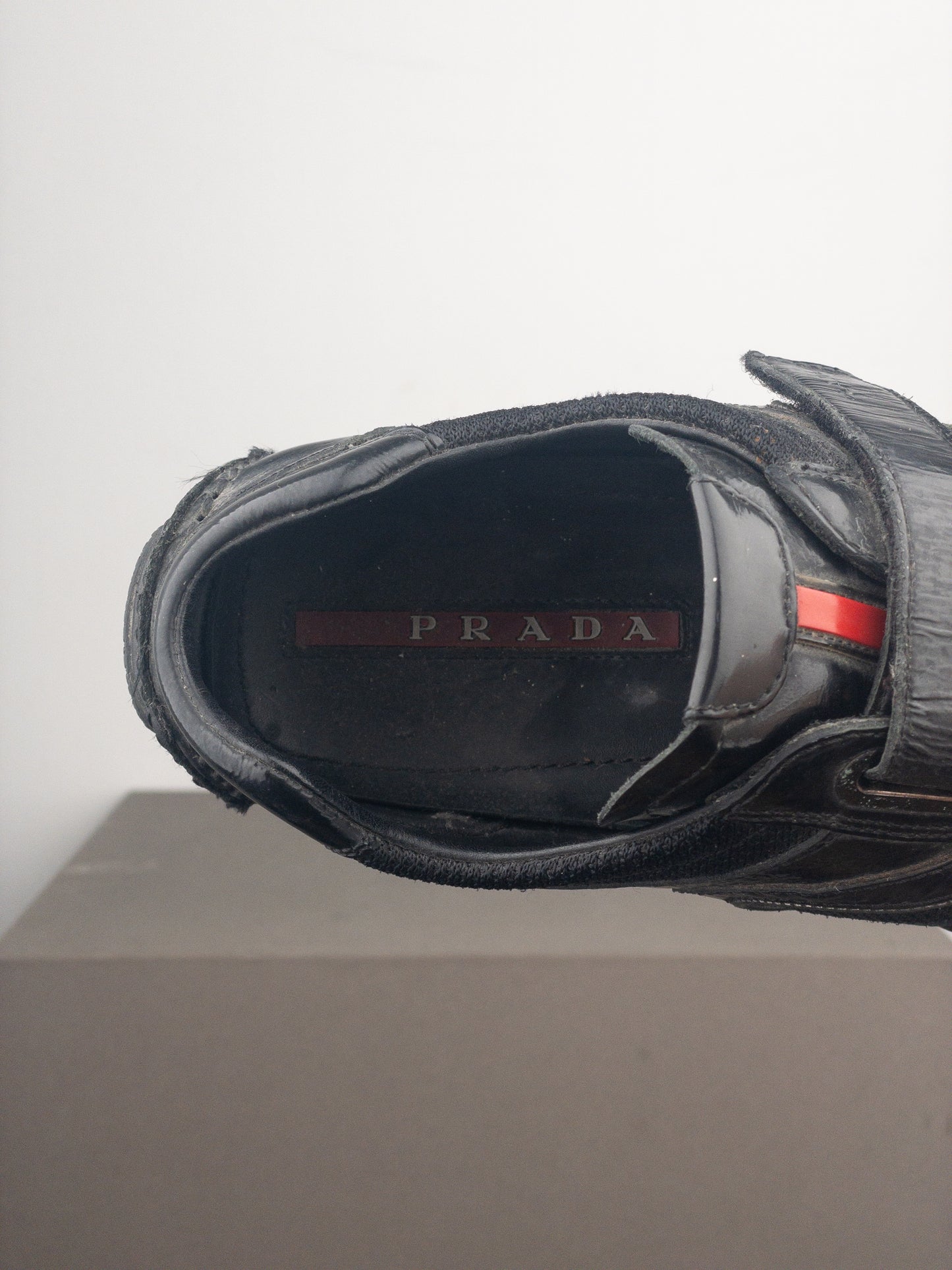 Prada 2000s Monte Carlo Velcro Driving Sneakers