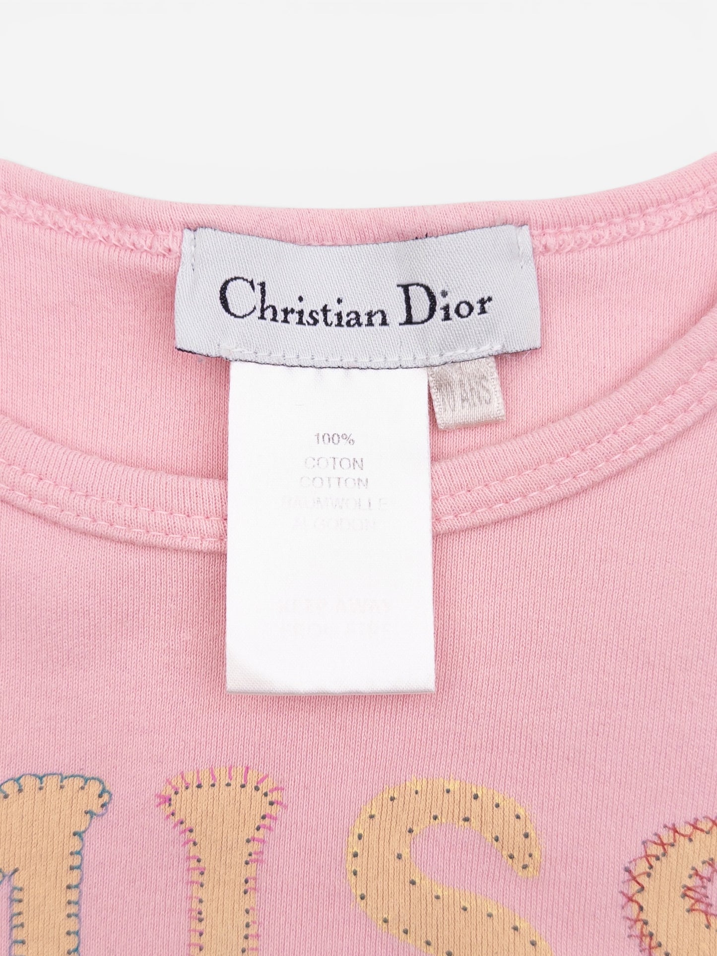 Dior by Galliano 2000s 'Miss Dior' Print Baby T-Shirt – photo 4