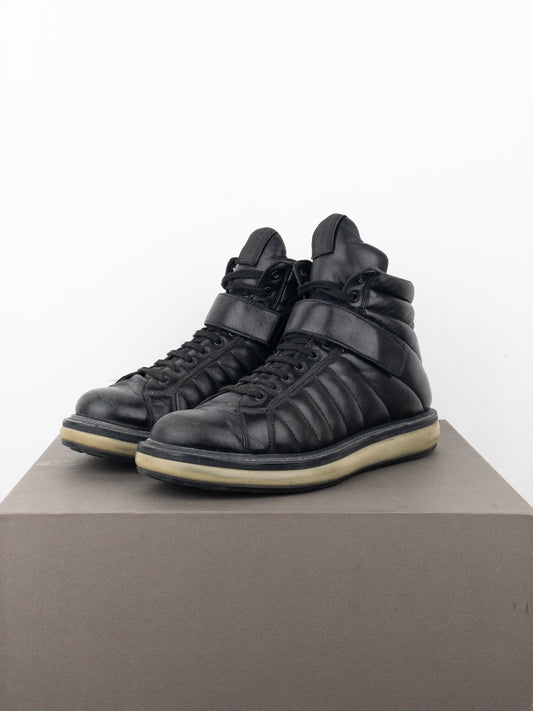 Prada AW13 ‘Levitate’ Air Bubble Quilted High-Top Sneakers