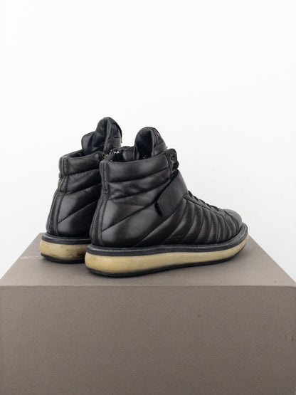 Prada AW13 ‘Levitate’ Air Bubble Quilted High-Top Sneakers