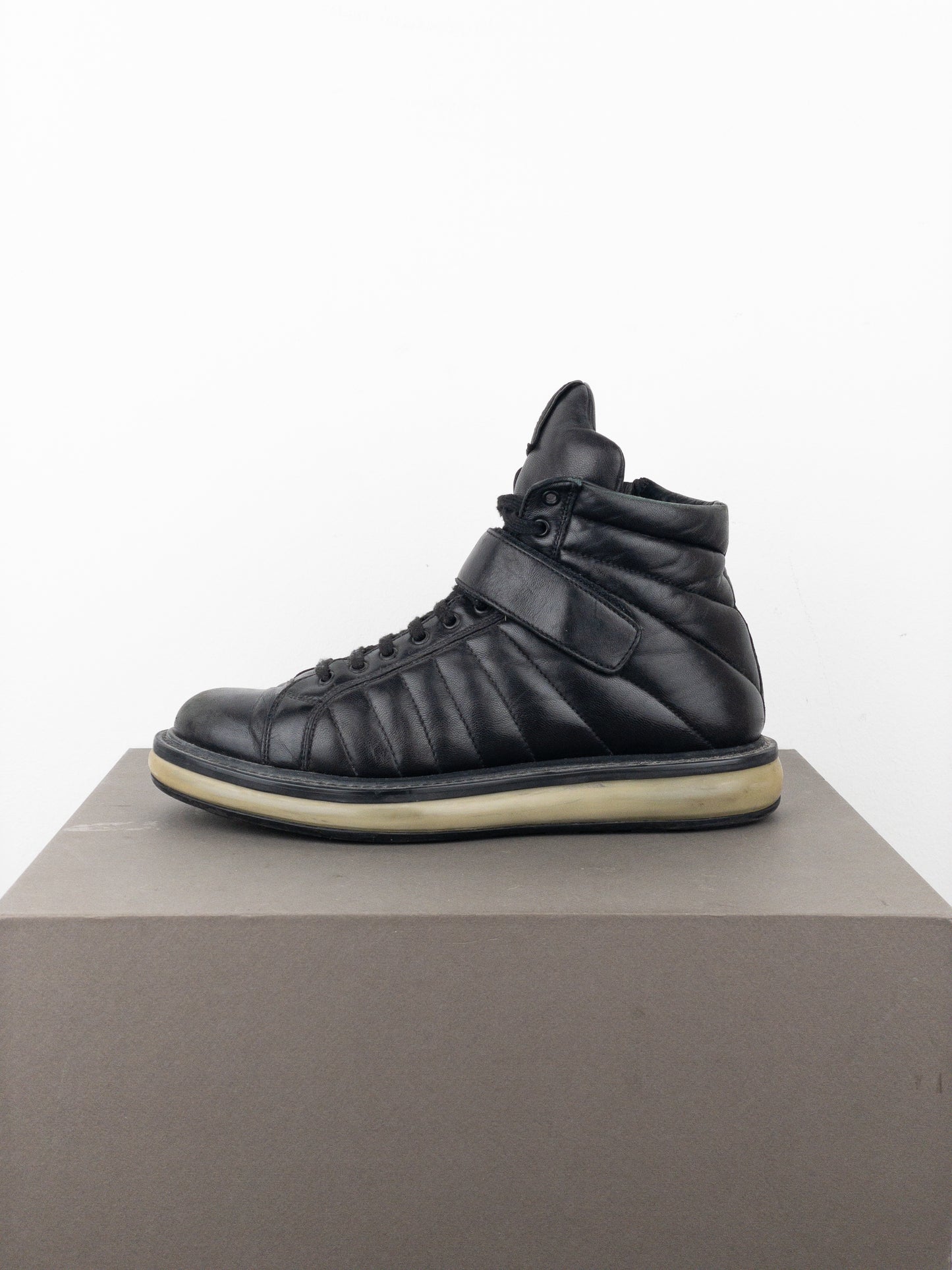 Prada AW13 ‘Levitate’ Air Bubble Quilted High-Top Sneakers