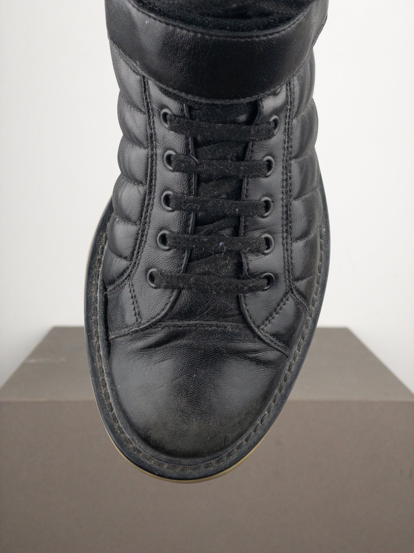 Prada AW13 ‘Levitate’ Air Bubble Quilted High-Top Sneakers