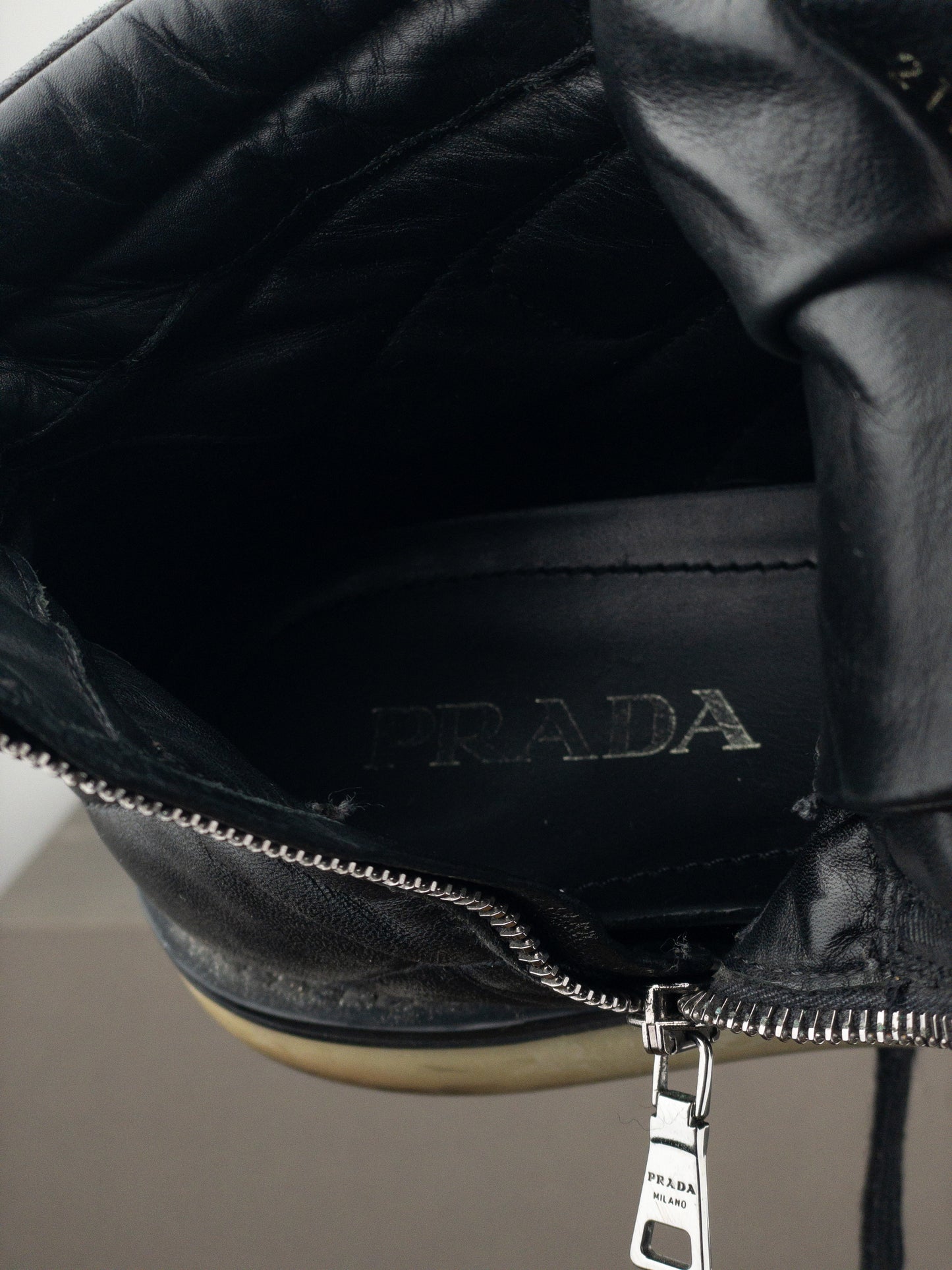 Prada AW13 ‘Levitate’ Air Bubble Quilted High-Top Sneakers