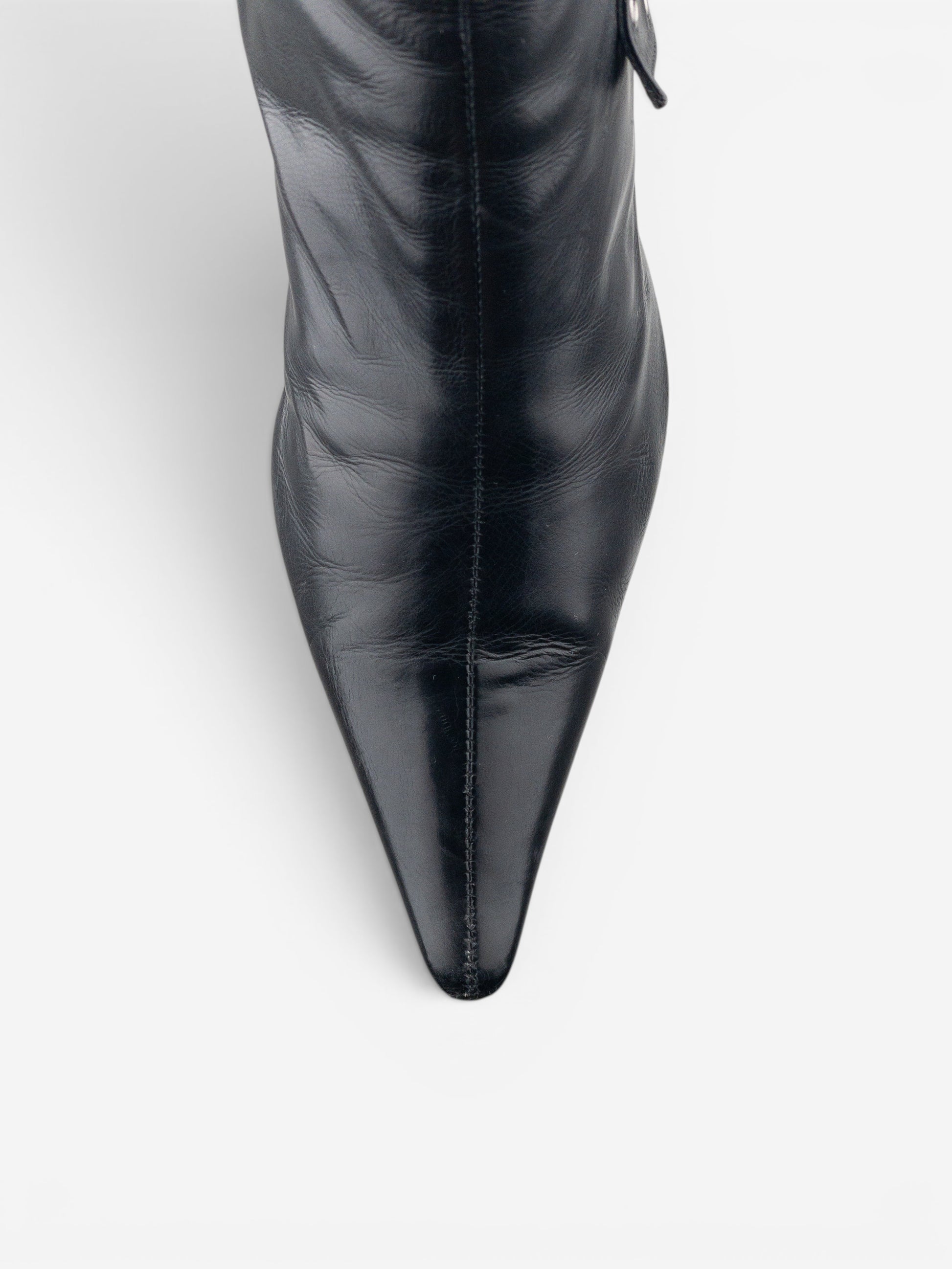 Dior by Galliano SS02 ‘Street Chic’ Buckle Ankle Heel Boots – photo 7