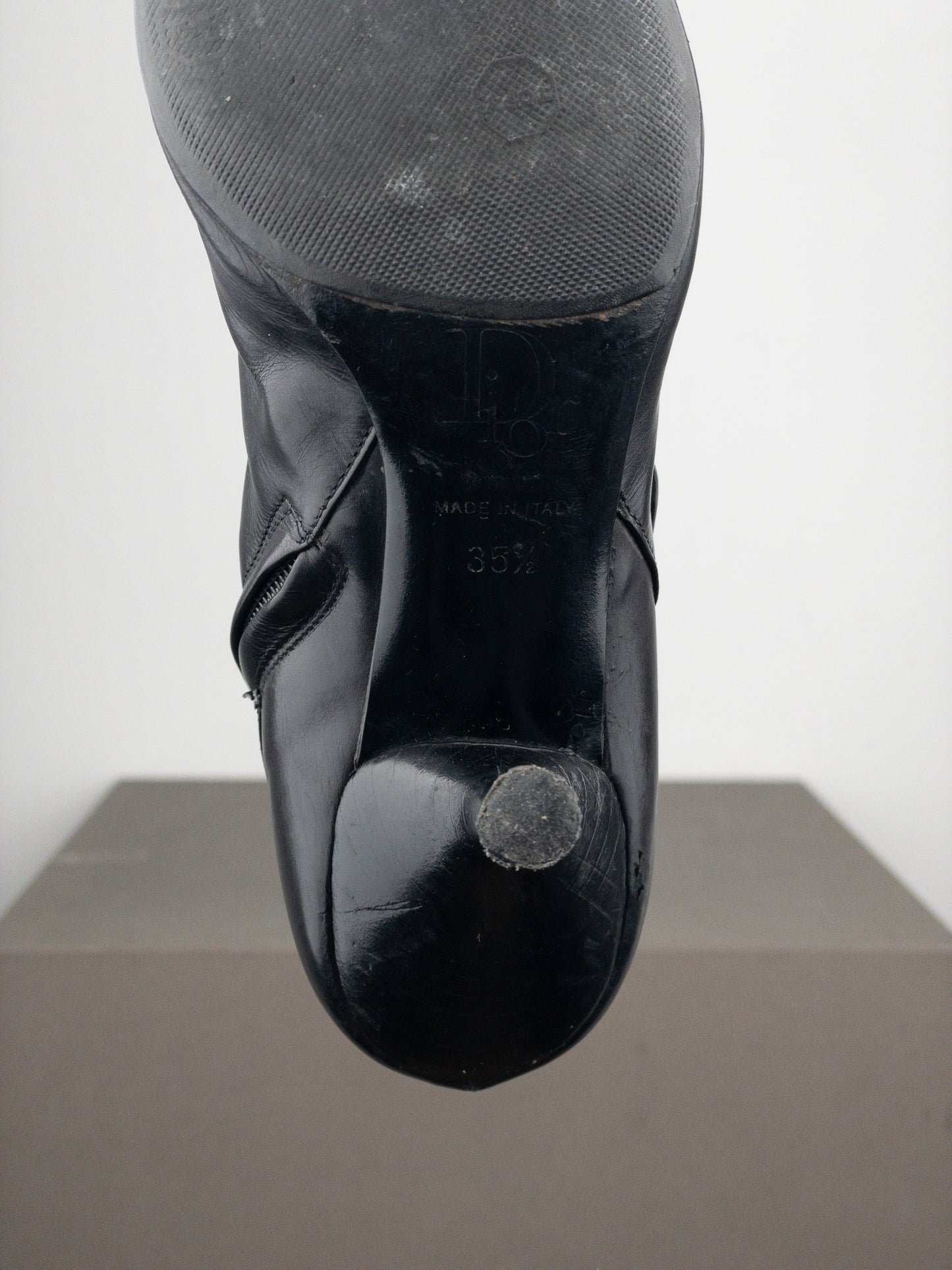 Dior by Galliano SS02 ‘Street Chic’ Buckle Ankle Heel Boots