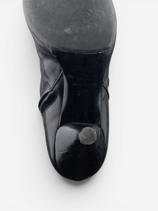 Dior by Galliano SS02 ‘Street Chic’ Buckle Ankle Heel Boots – photo 11