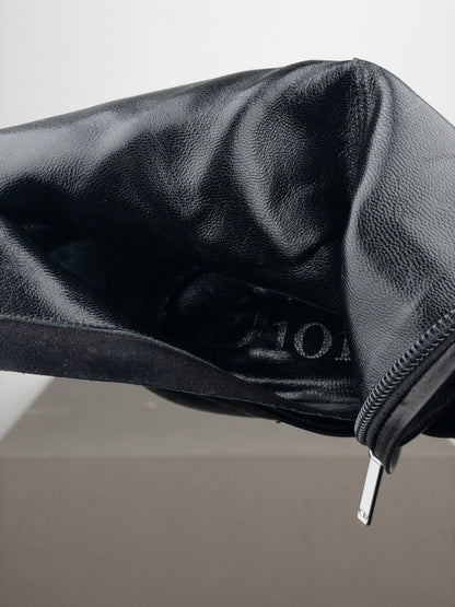 Dior by Galliano SS02 ‘Street Chic’ Buckle Ankle Heel Boots