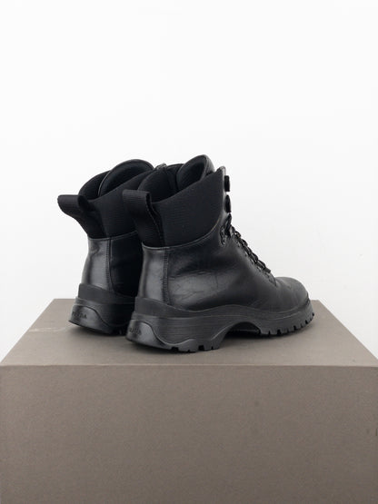 Prada 2000s ‘Brixxen’ Lace-up Ankle Combat Hiking Boots