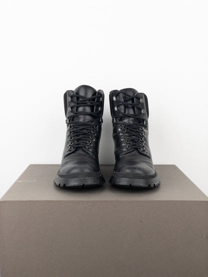 Prada 2000s ‘Brixxen’ Lace-up Ankle Combat Hiking Boots