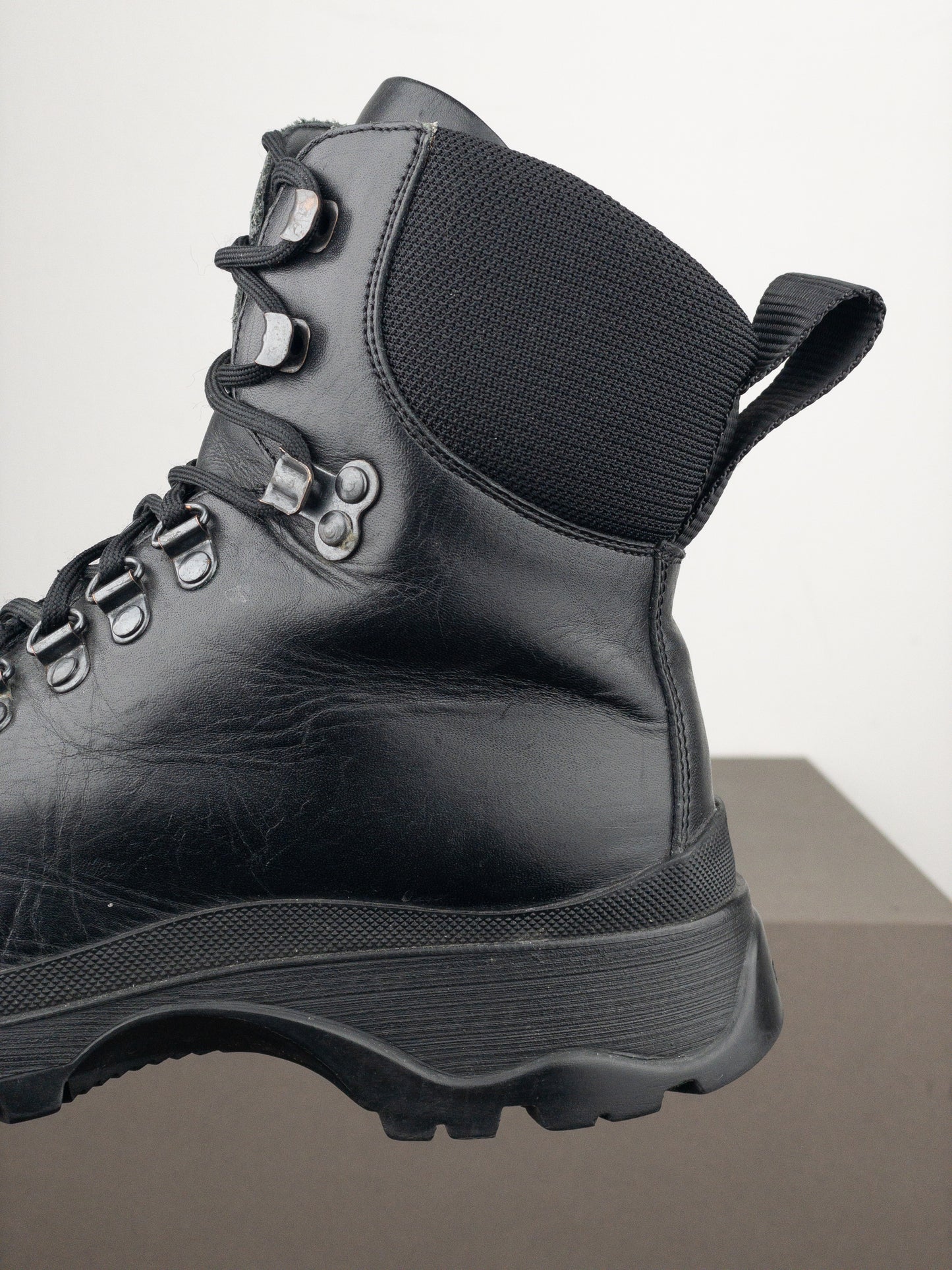 Prada 2000s ‘Brixxen’ Lace-up Ankle Combat Hiking Boots