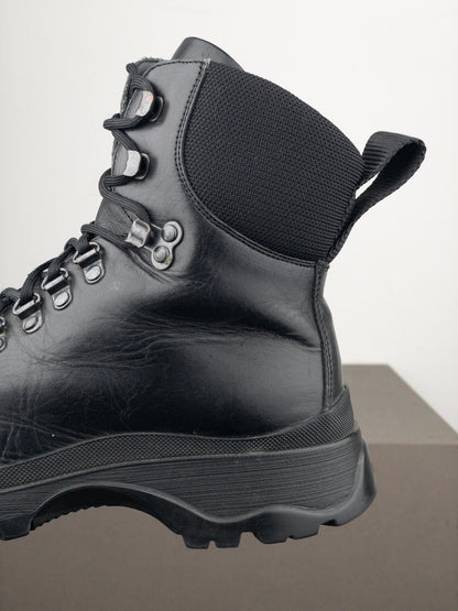 Prada 2000s ‘Brixxen’ Lace-up Ankle Combat Hiking Boots
